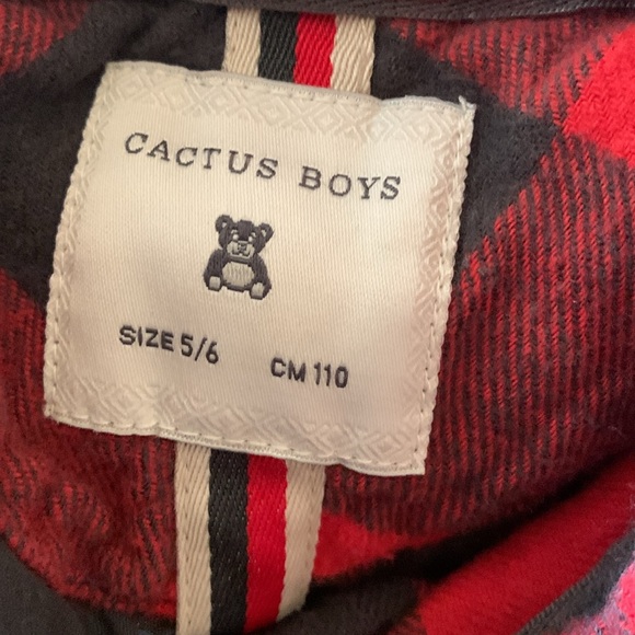 cactus children long sleeve shirt Christmas size 5/6 - Picture 6 of 6